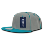 6 Panel High Profile Structured Piped Snapback