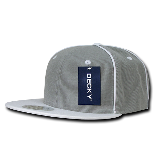 6 Panel High Profile Structured Piped Snapback
