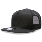 5 Panel High Profile Structured Denim Trucker