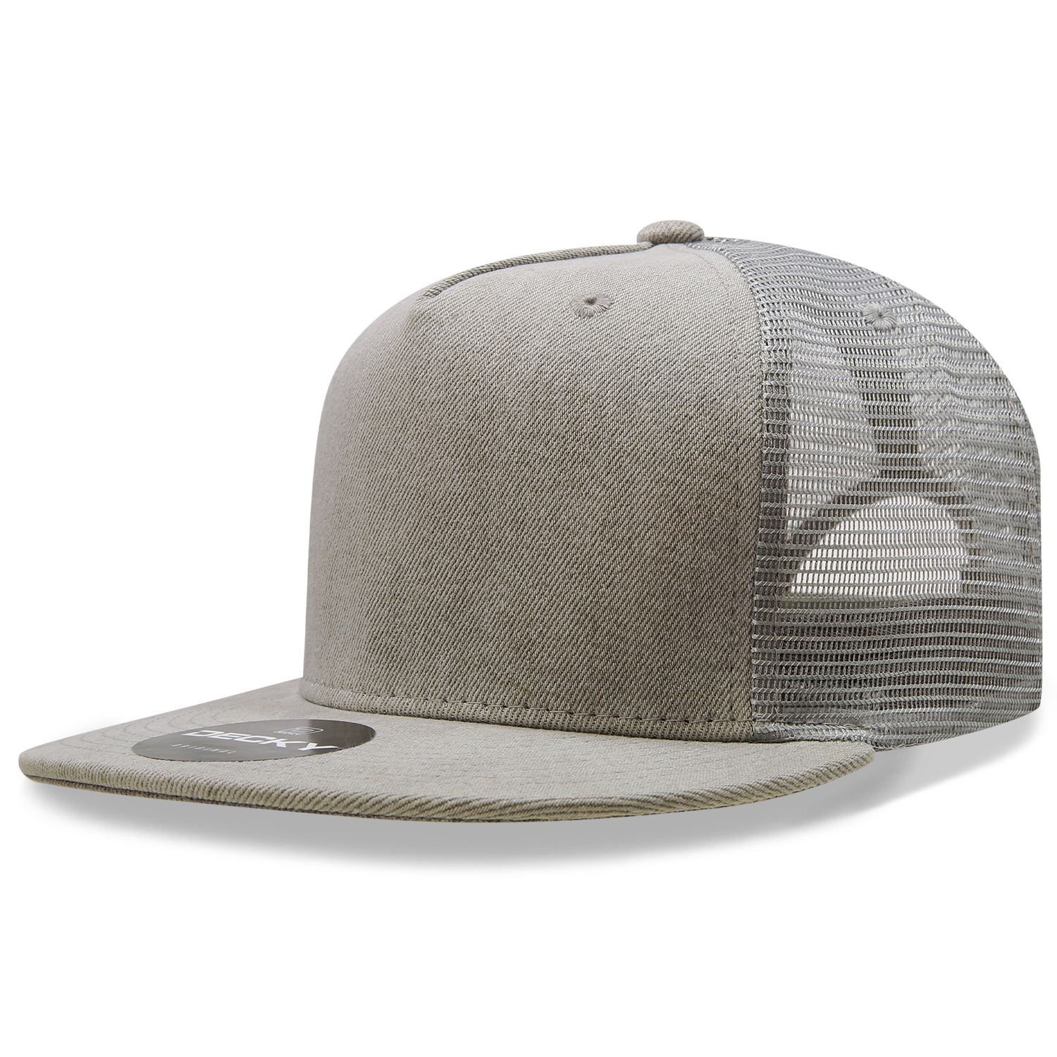 5 Panel High Profile Structured Denim Trucker