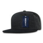 6 Panel High Profile Structured Melton Snapback