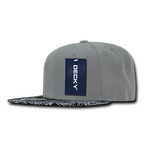 6 Panel High Profile Structured Bandanna Bill Snapback