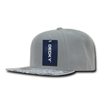 6 Panel High Profile Structured Bandanna Bill Snapback