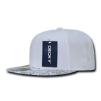 6 Panel High Profile Structured Bandanna Bill Snapback