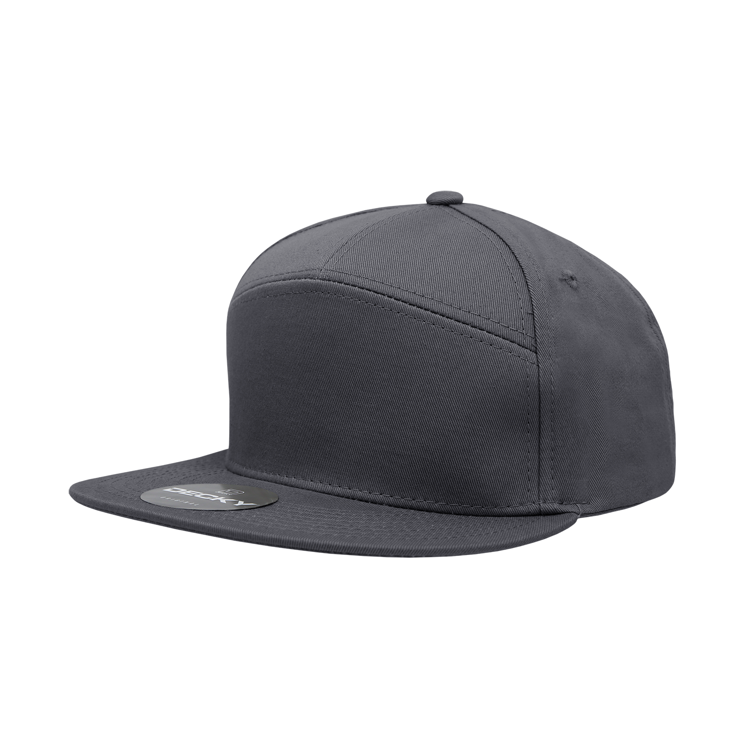 7 Panel High Profile Structured Cotton Blend Cap