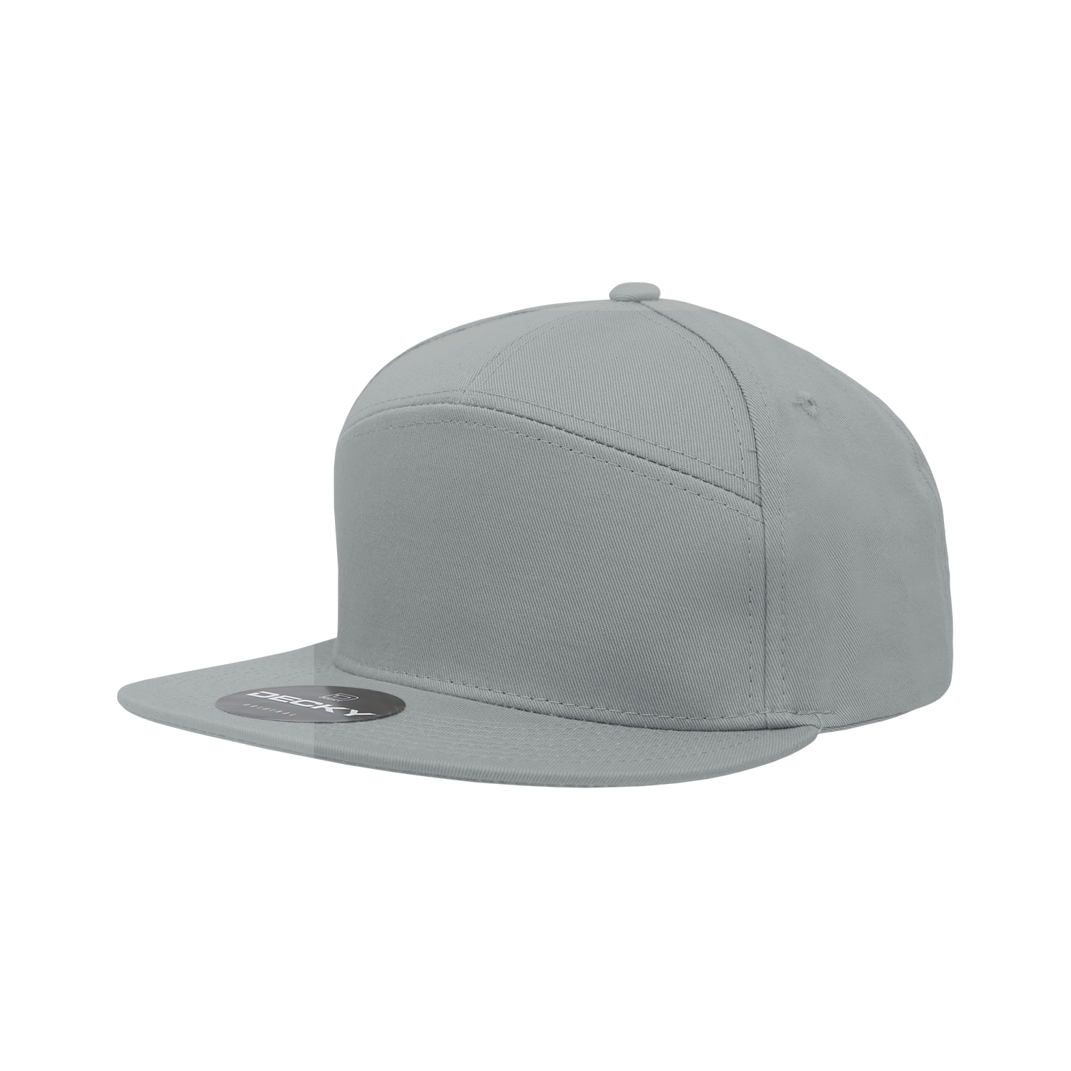7 Panel High Profile Structured Cotton Blend Cap