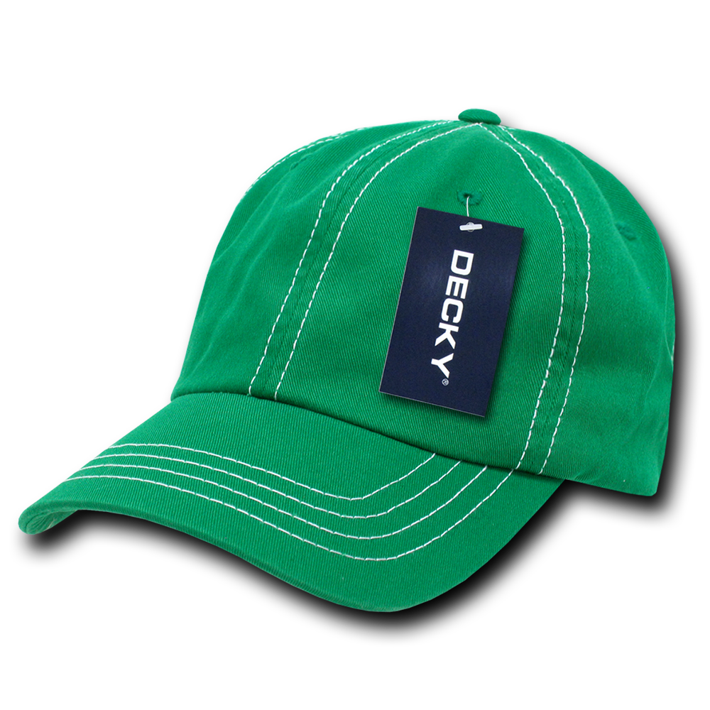 6 Panel Low Profile Relaxed Contra-Stitch Dad Hat