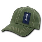 6 Panel Low Profile Relaxed Contra-Stitch Dad Hat