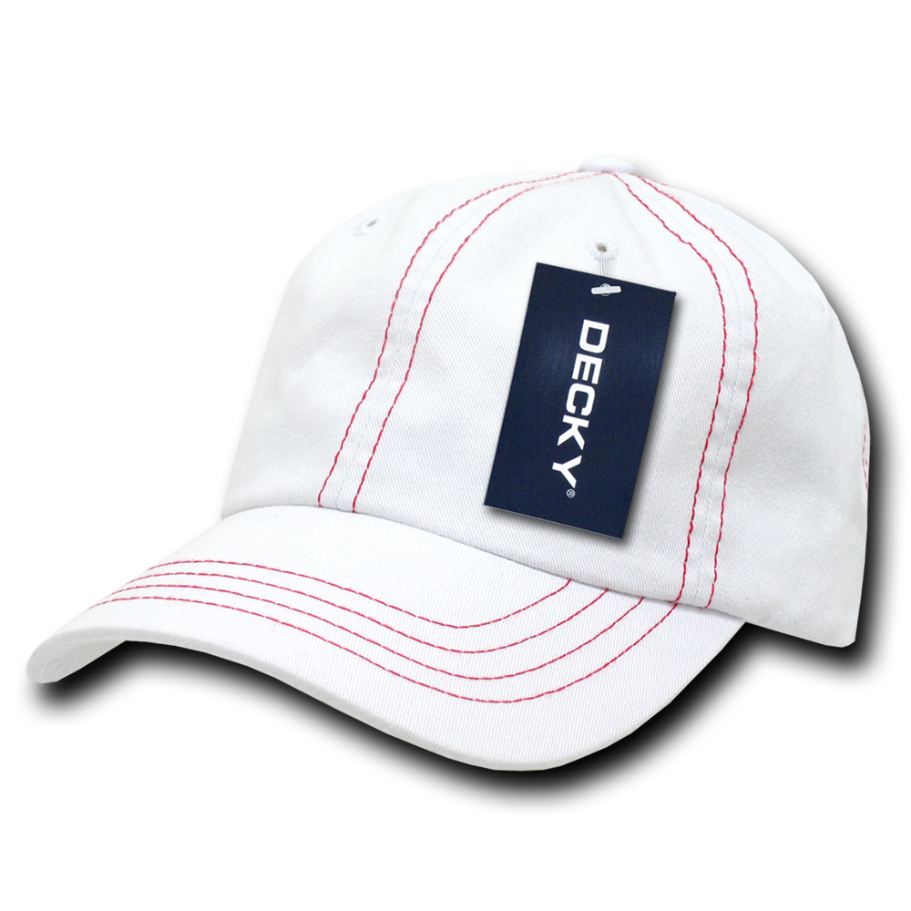 6 Panel Low Profile Relaxed Contra-Stitch Dad Hat