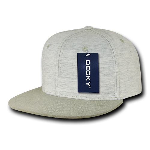 6 Panel High Profile Structured Jersey Knit Snapback