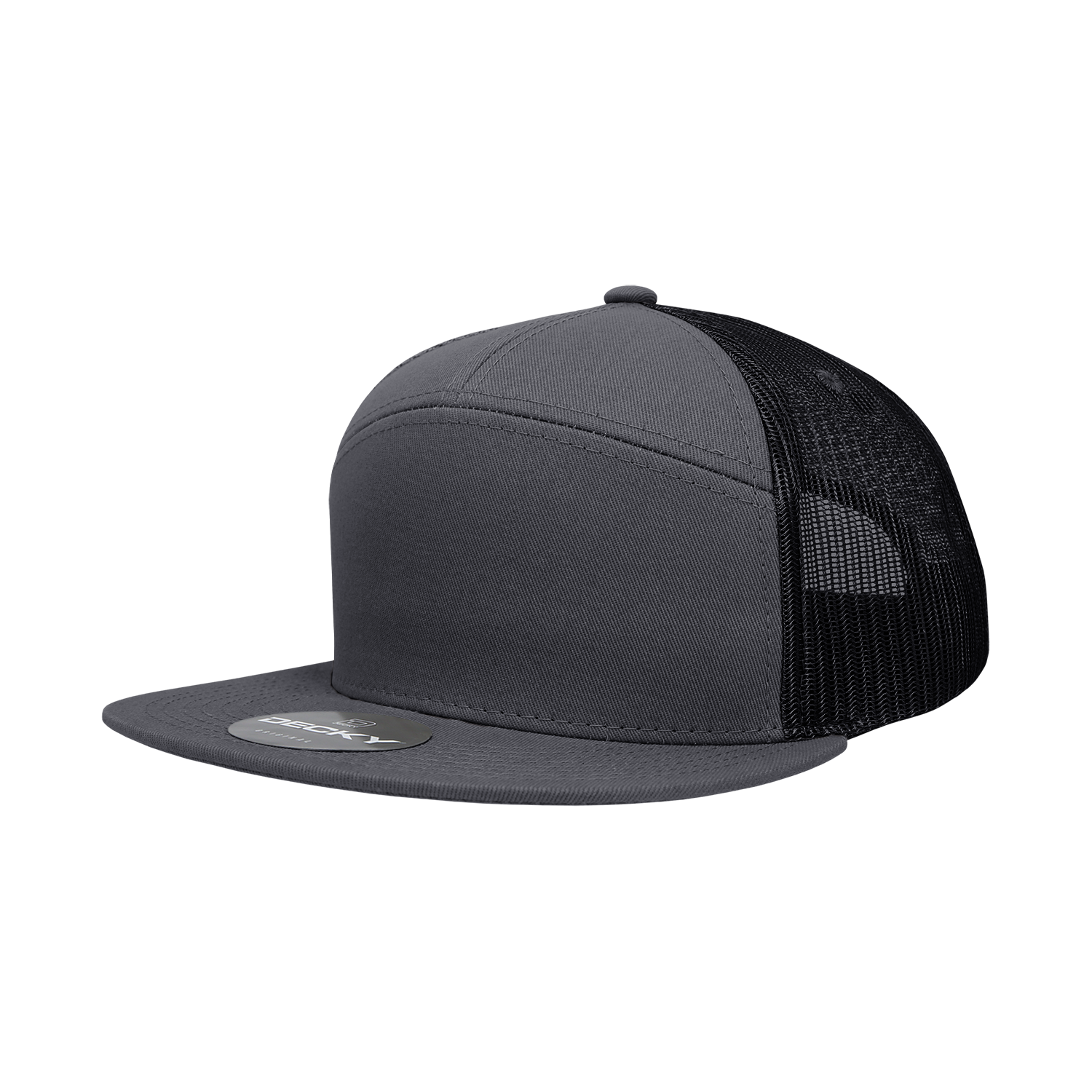 7 Panel High Profile Structured Cotton Blend Trucker