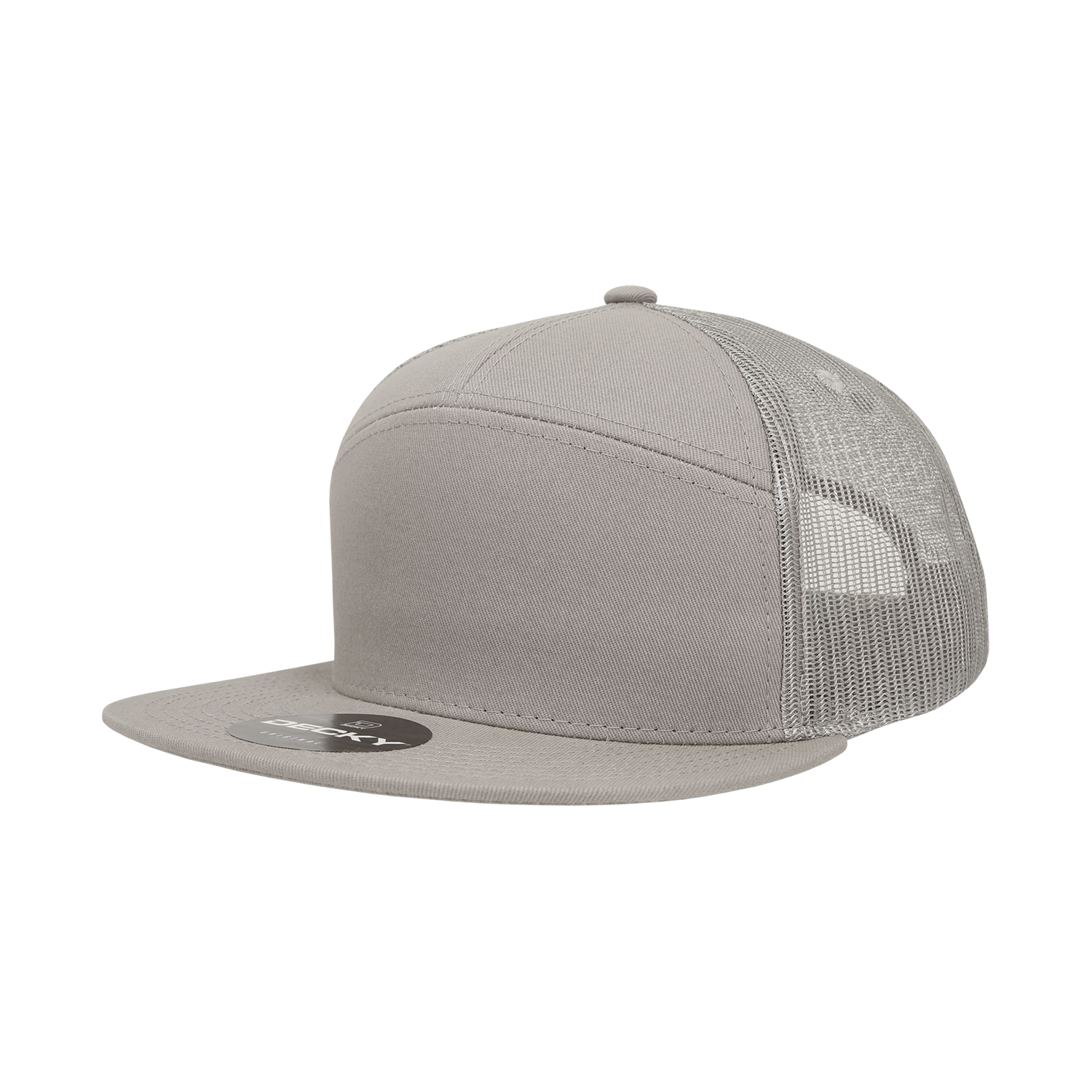 7 Panel High Profile Structured Cotton Blend Trucker