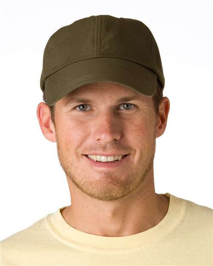 Low-Profile Cap with Elongated Bill