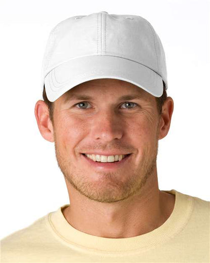 Low-Profile Cap with Elongated Bill