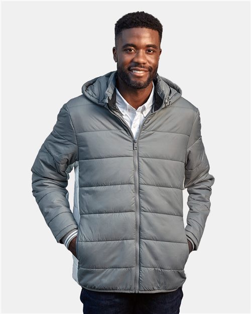 Men's Nautical Mile Hooded Puffer Jacket