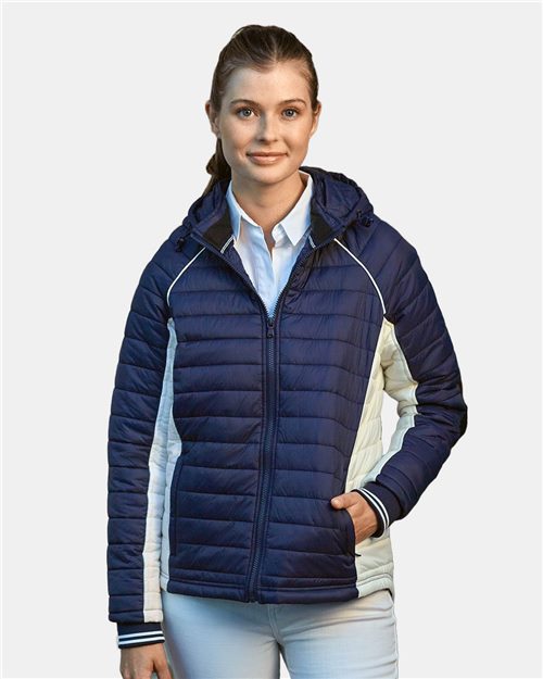 Women's Nautical Mile Hooded Puffer Jacket