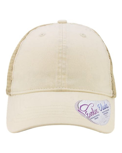 Women's Washed Mesh-Back Cap