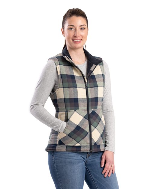 Women's Sherpa-Lined Softstone Duck Vest