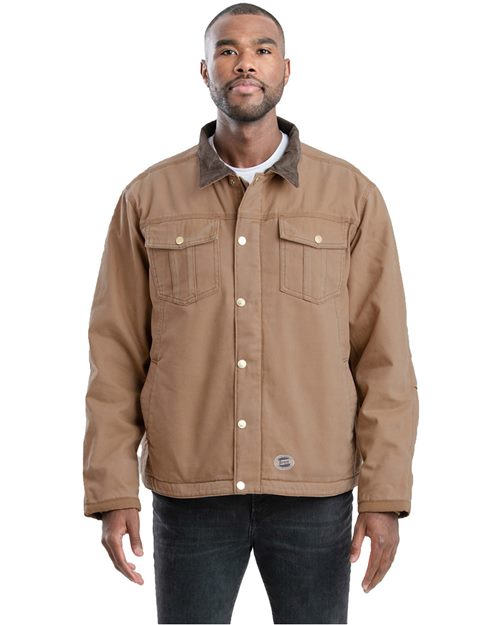 Unisex Tall Vintage Washed Sherpa-Lined Work Jacket
