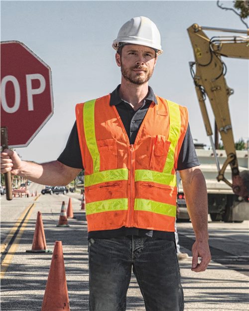 Unisex Prismatic Hydrowick-Lite Multi Zipper Vest