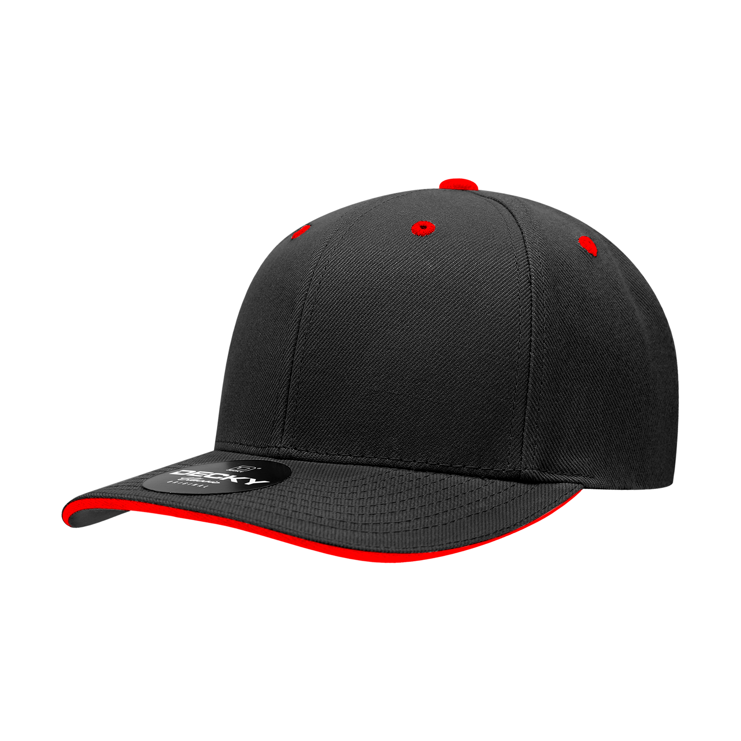 6 Panel Mid Profile Structured Sandwich Bill Cap