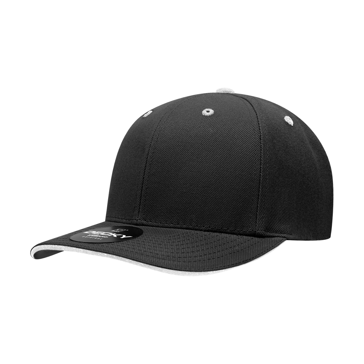 6 Panel Mid Profile Structured Sandwich Bill Cap