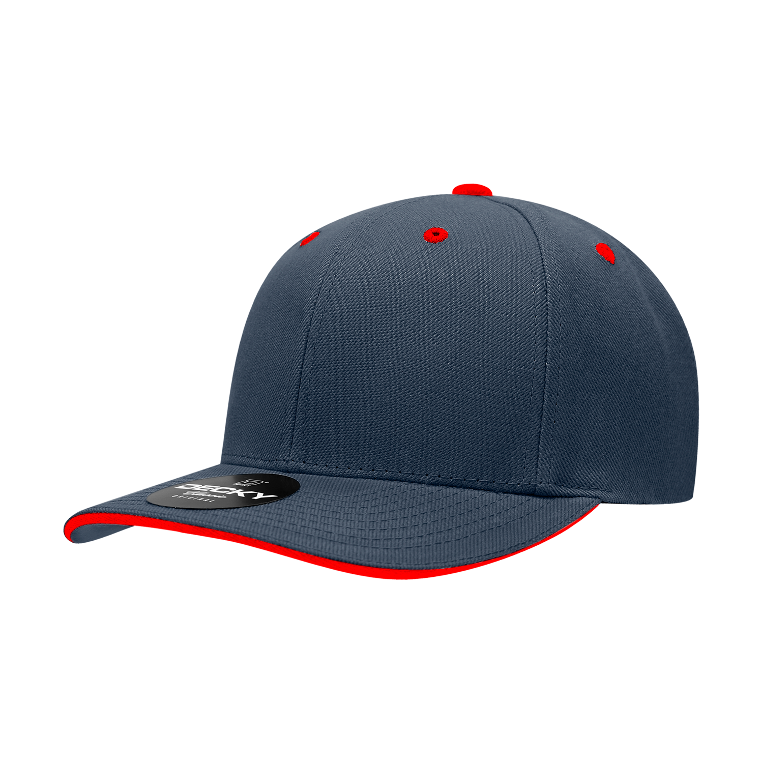 6 Panel Mid Profile Structured Sandwich Bill Cap