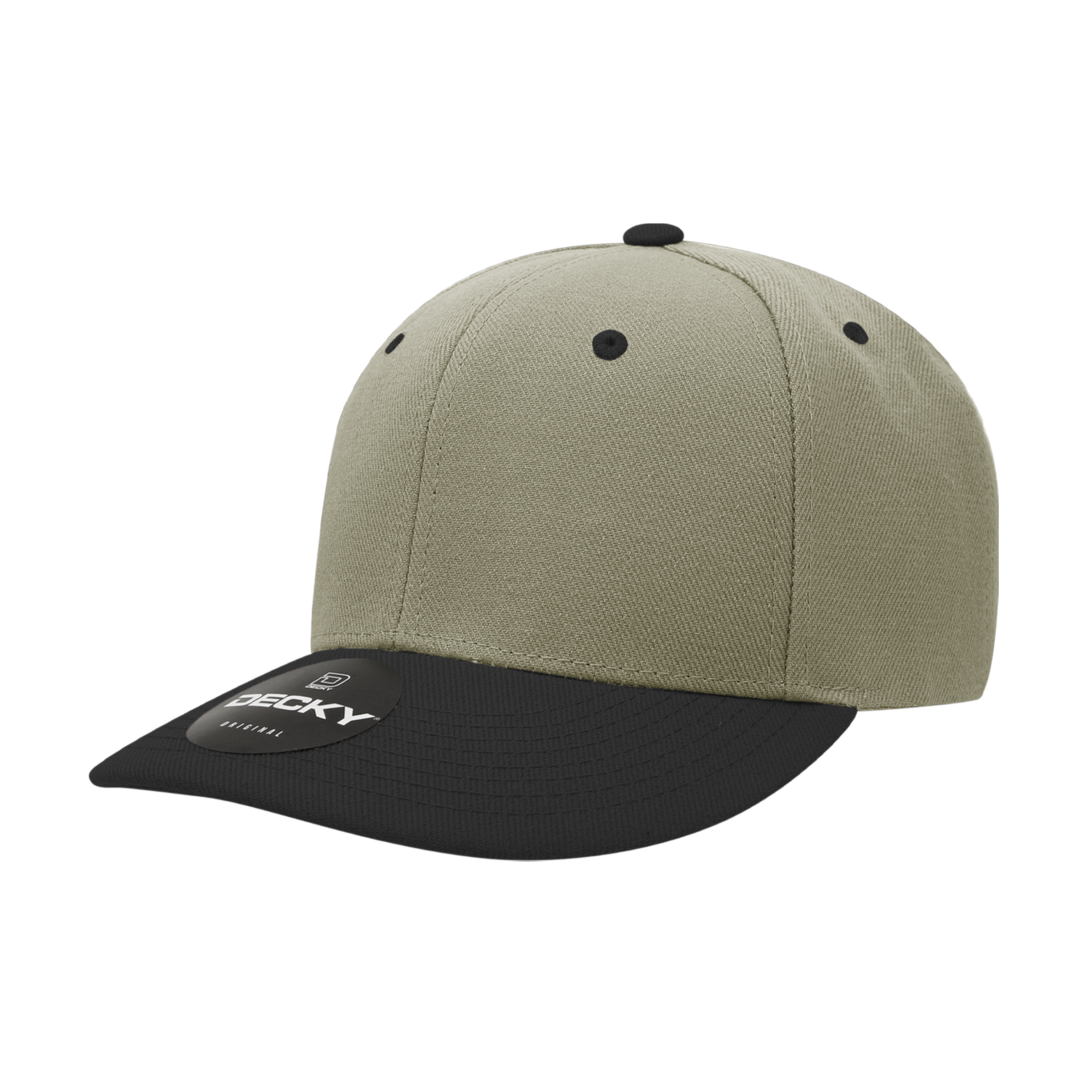6 Panel Mid Profile Structured Acrylic/Polyester Cap