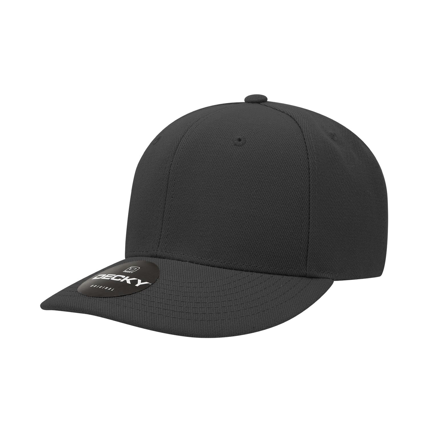6 Panel Mid Profile Structured Acrylic/Polyester Cap