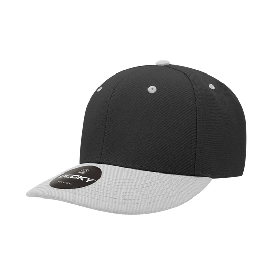 6 Panel Mid Profile Structured Acrylic/Polyester Cap