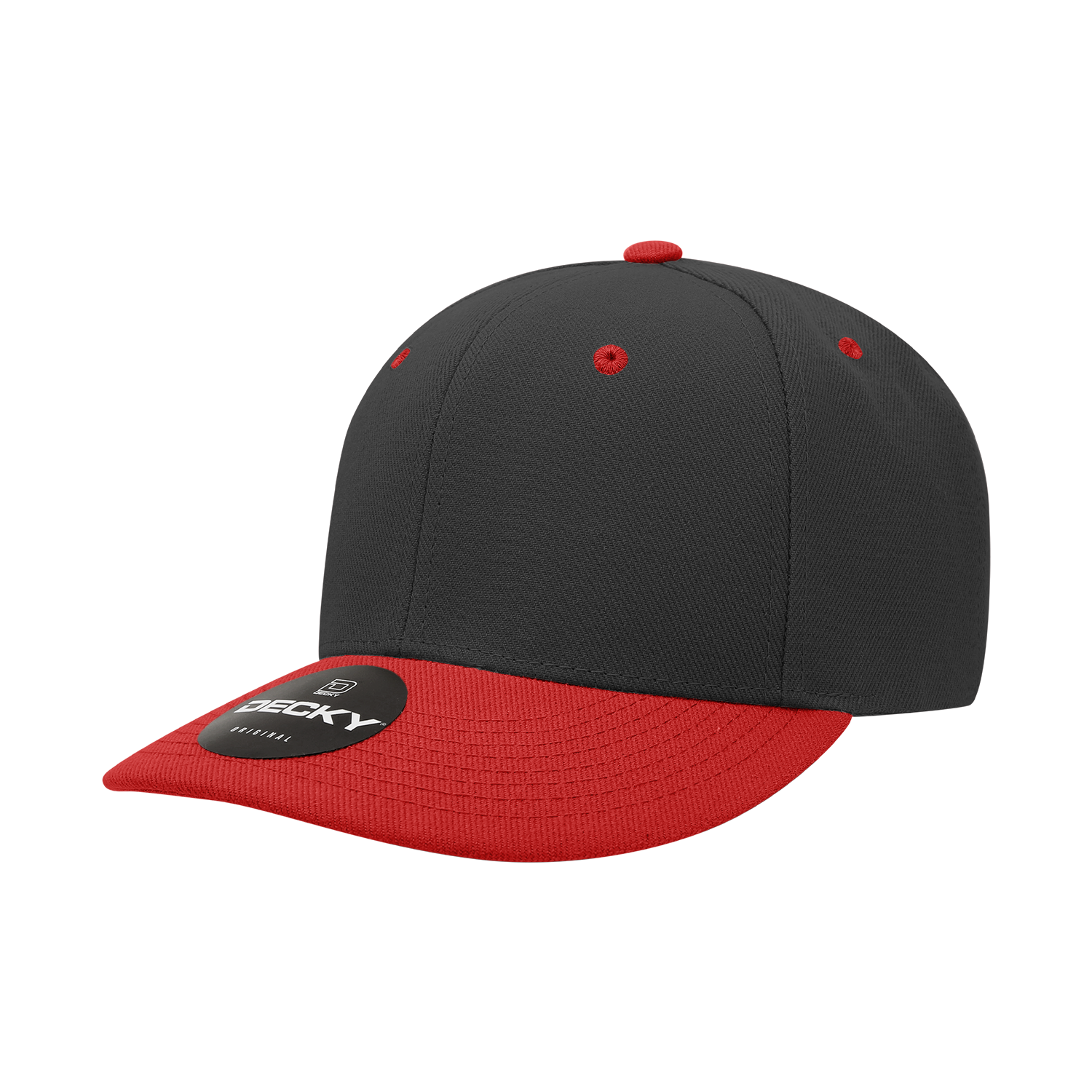 6 Panel Mid Profile Structured Acrylic/Polyester Cap
