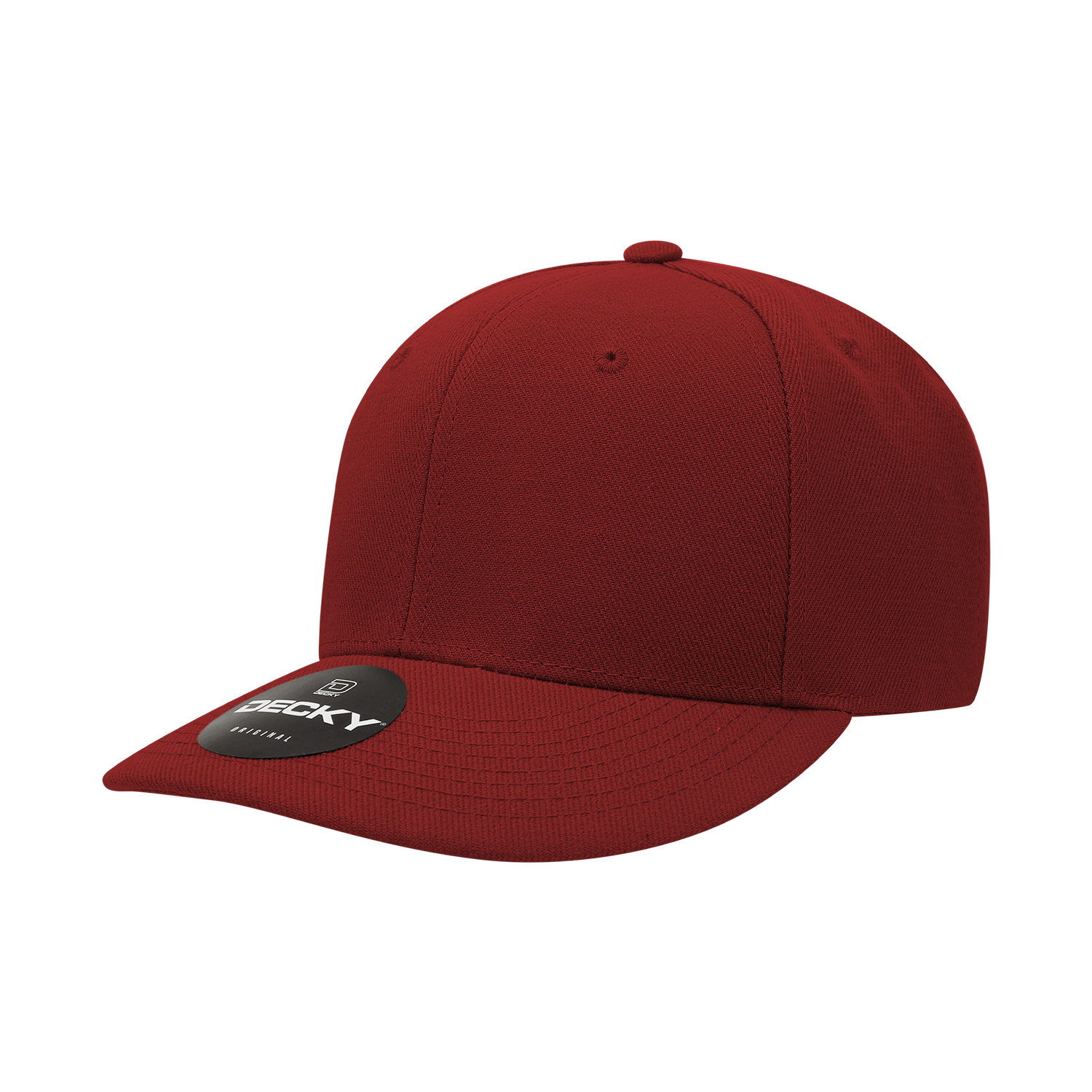 6 Panel Mid Profile Structured Acrylic/Polyester Cap