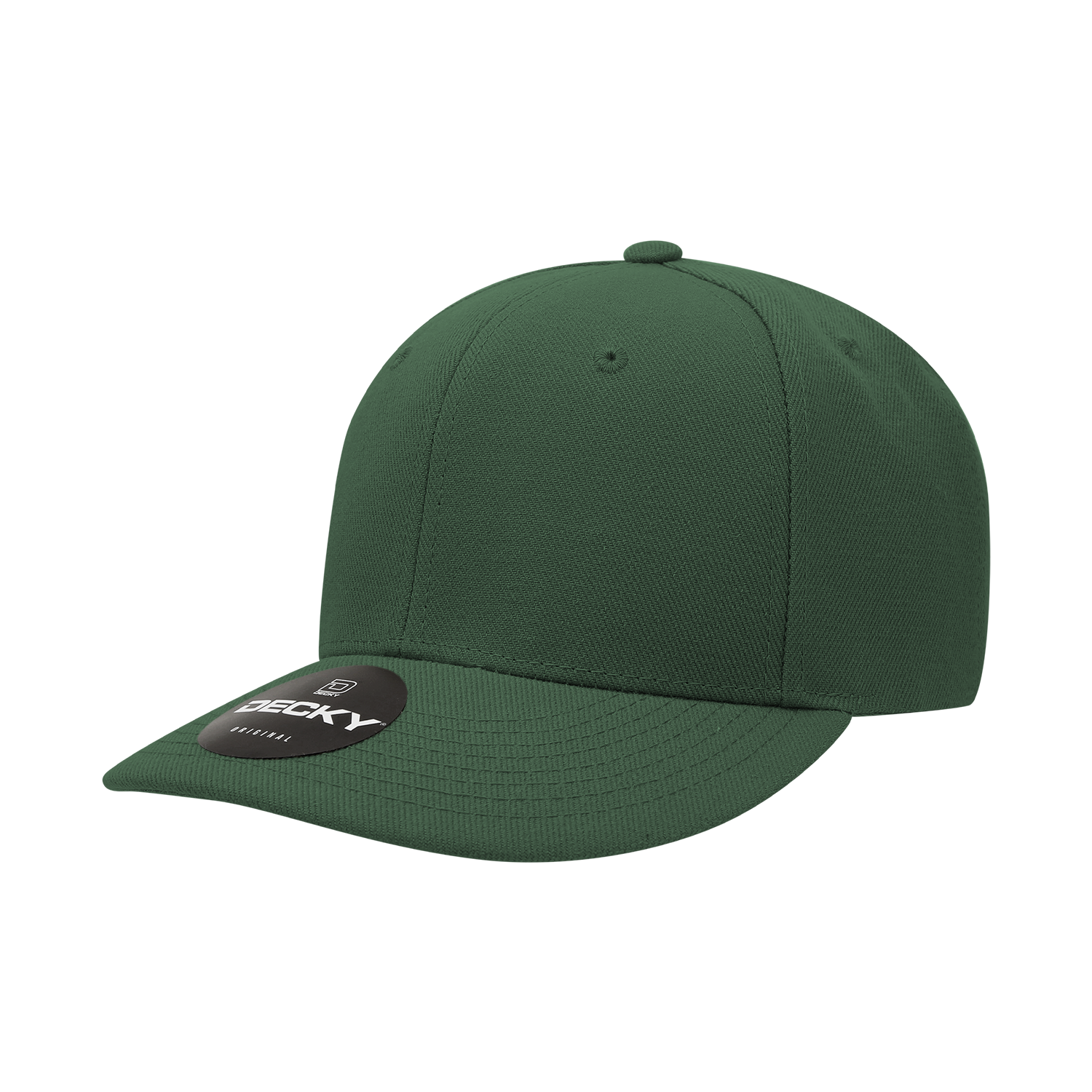 6 Panel Mid Profile Structured Acrylic/Polyester Cap