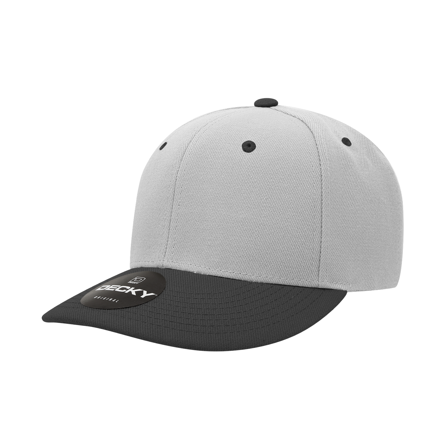 6 Panel Mid Profile Structured Acrylic/Polyester Cap