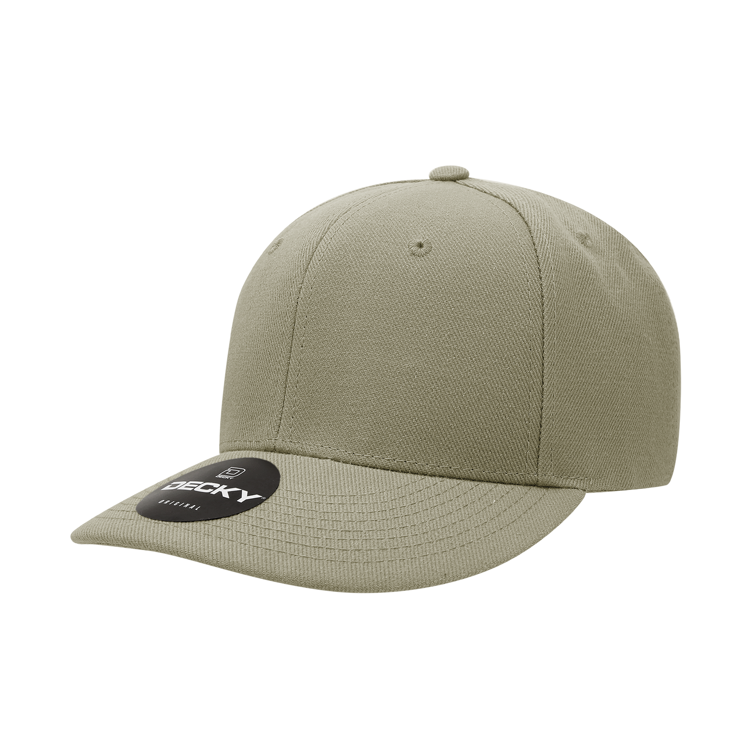6 Panel Mid Profile Structured Acrylic/Polyester Cap