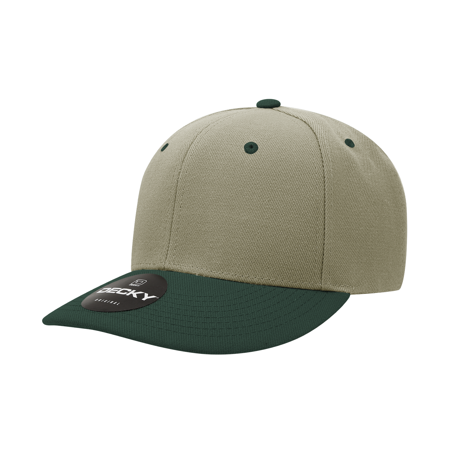 6 Panel Mid Profile Structured Acrylic/Polyester Cap