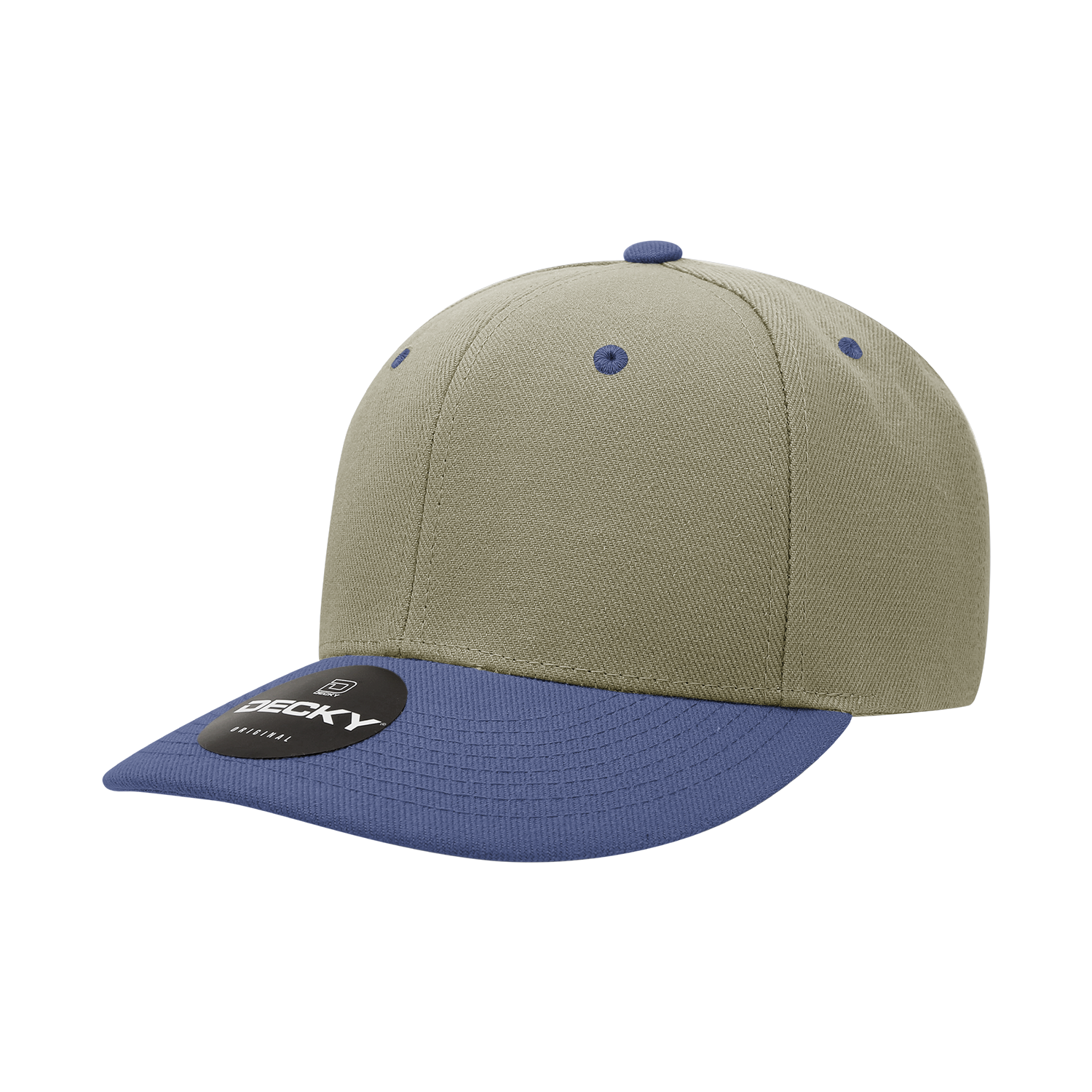 6 Panel Mid Profile Structured Acrylic/Polyester Cap