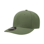 6 Panel Mid Profile Structured Acrylic/Polyester Cap