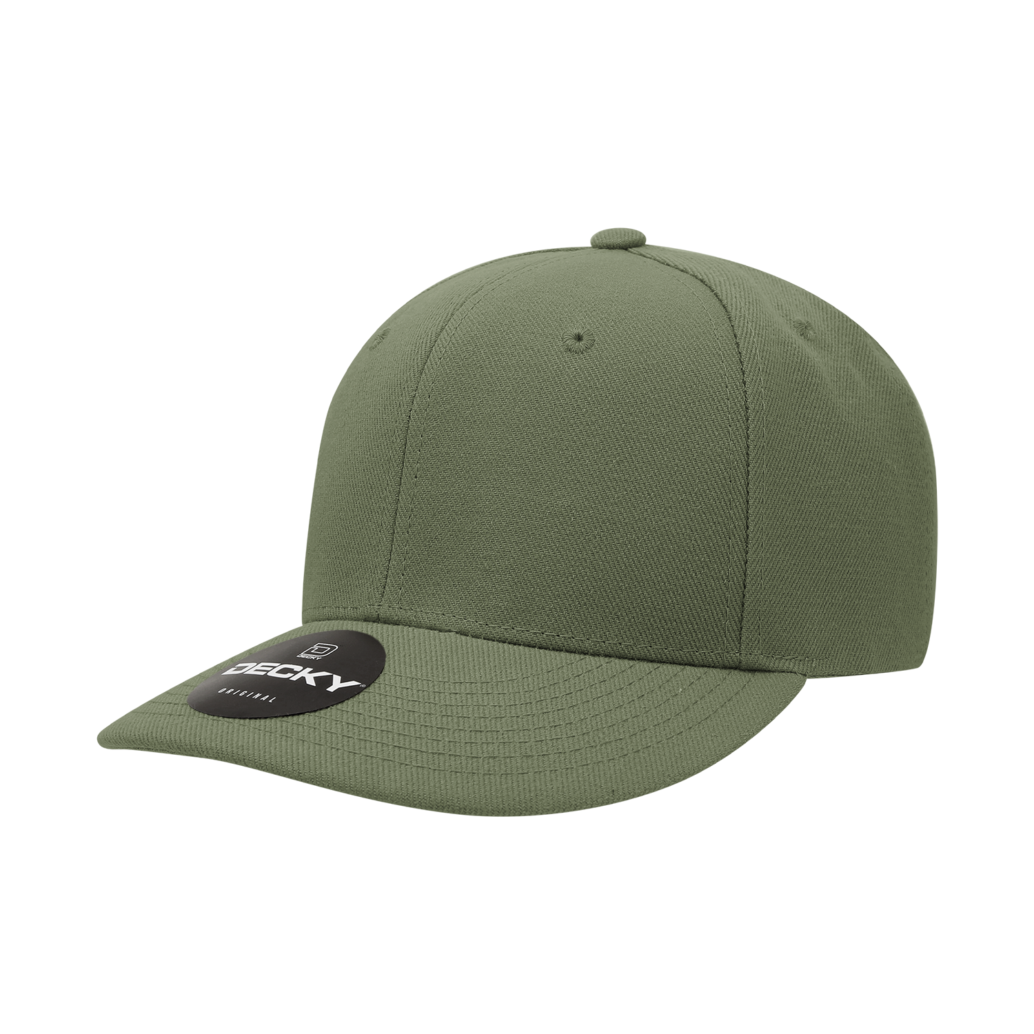 6 Panel Mid Profile Structured Acrylic/Polyester Cap