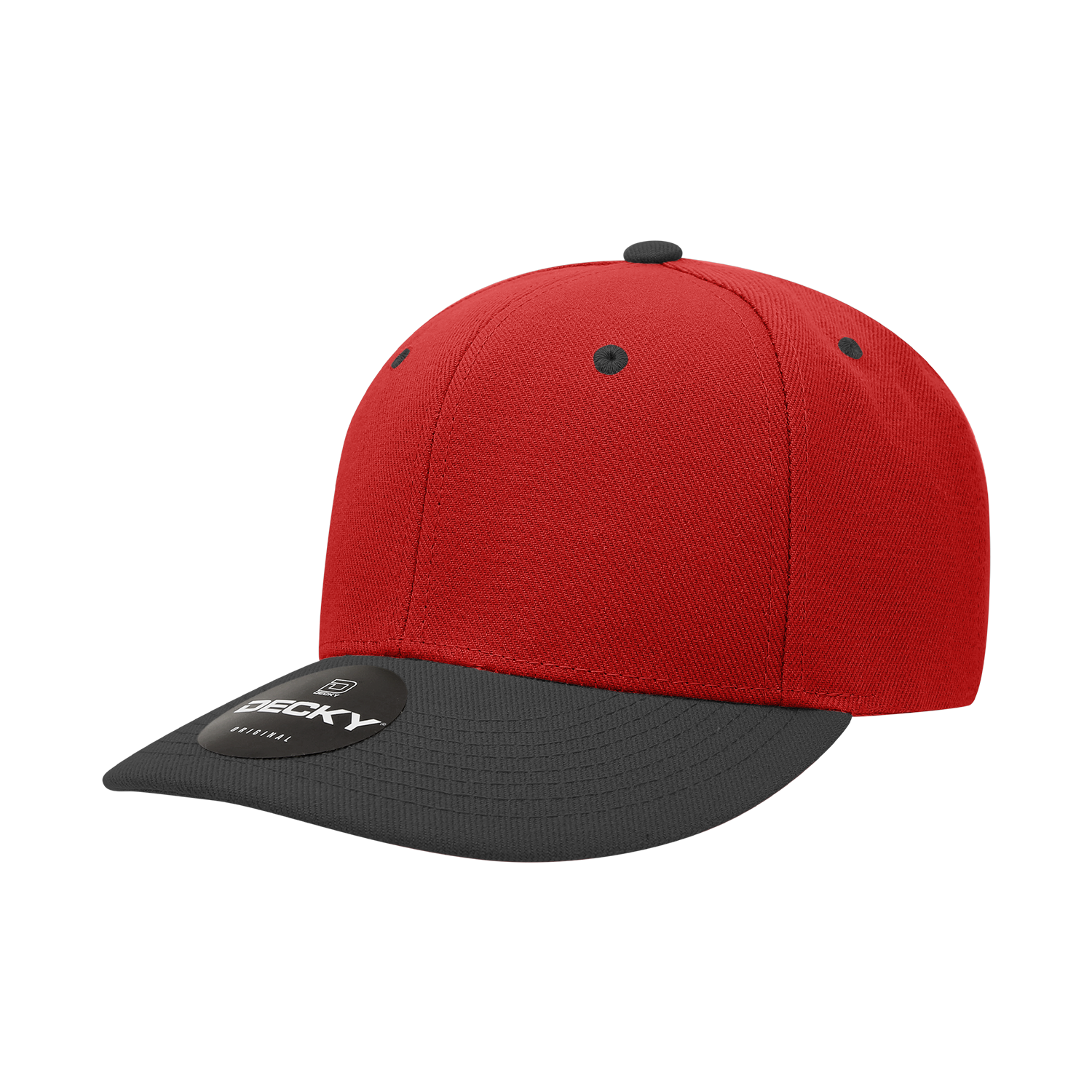 6 Panel Mid Profile Structured Acrylic/Polyester Cap