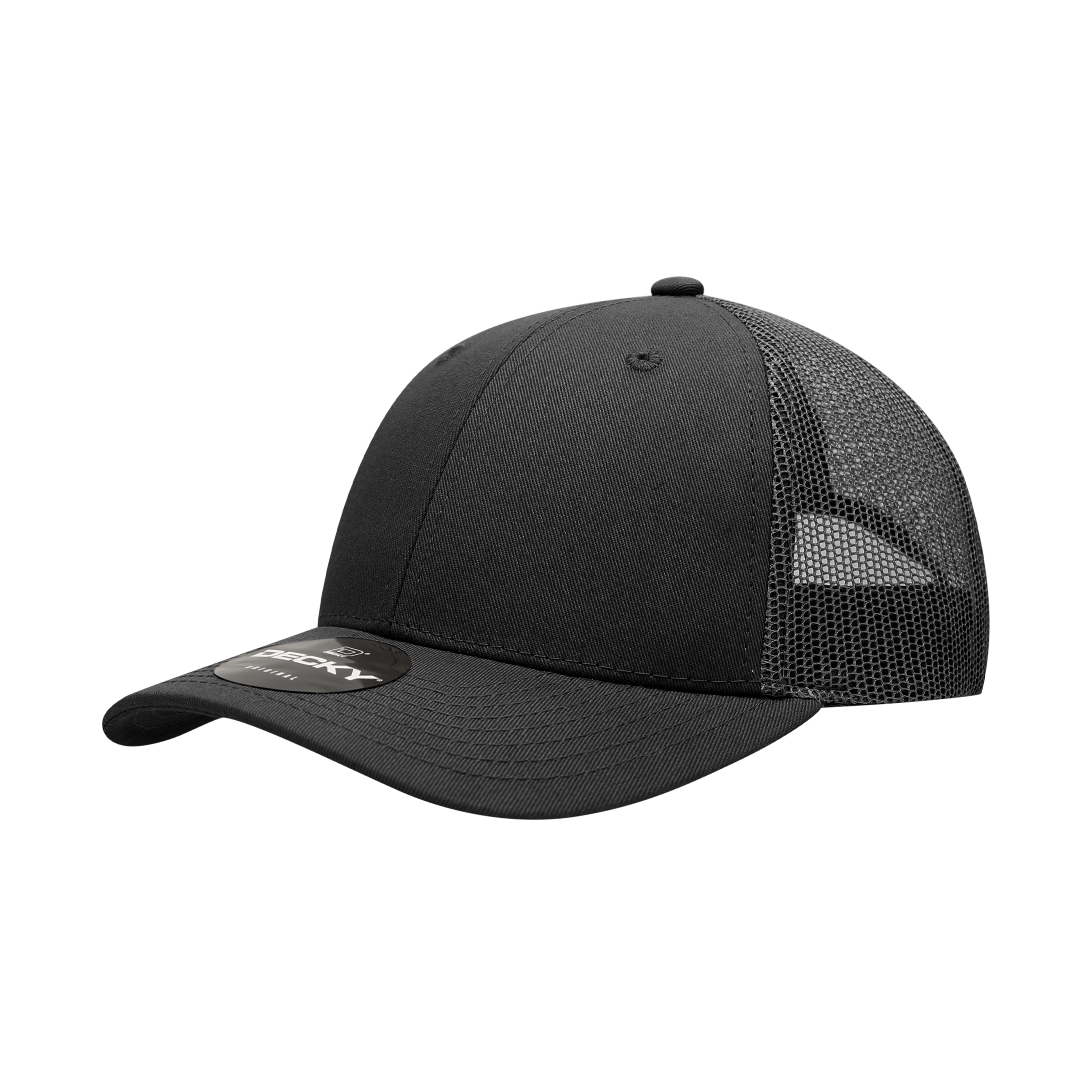 6 Panel Low Profile Structured Cotton Trucker