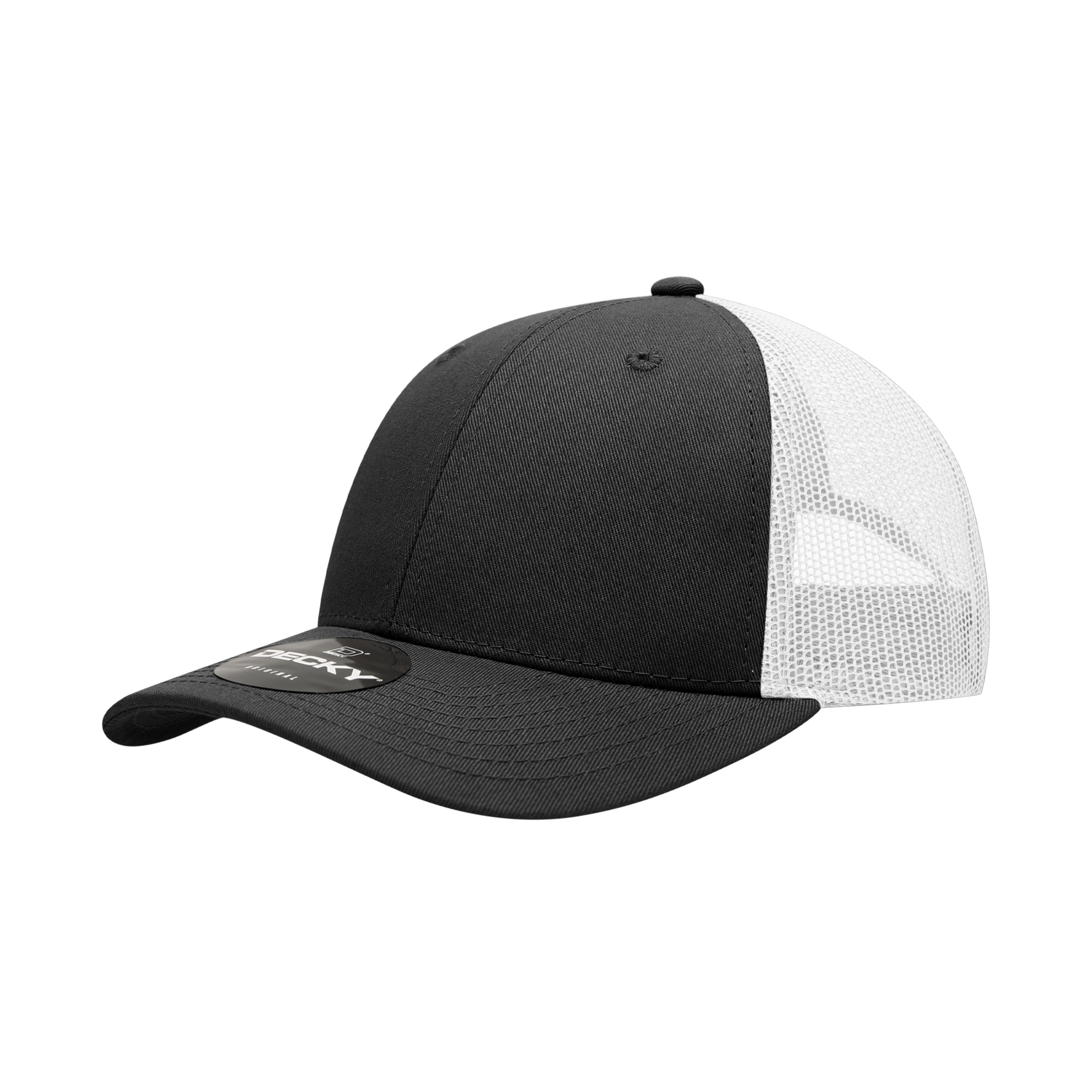 6 Panel Low Profile Structured Cotton Trucker