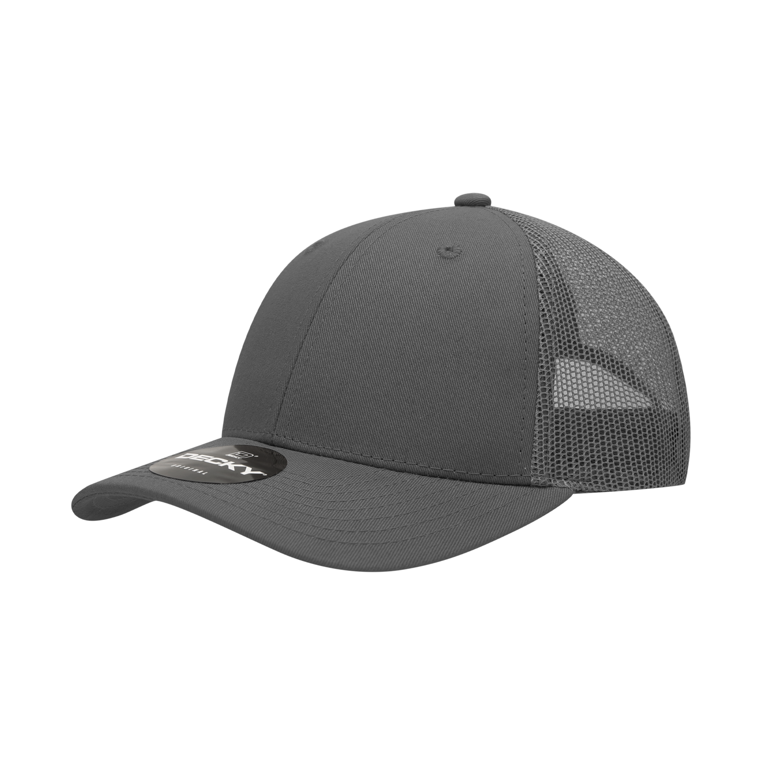 6 Panel Low Profile Structured Cotton Trucker