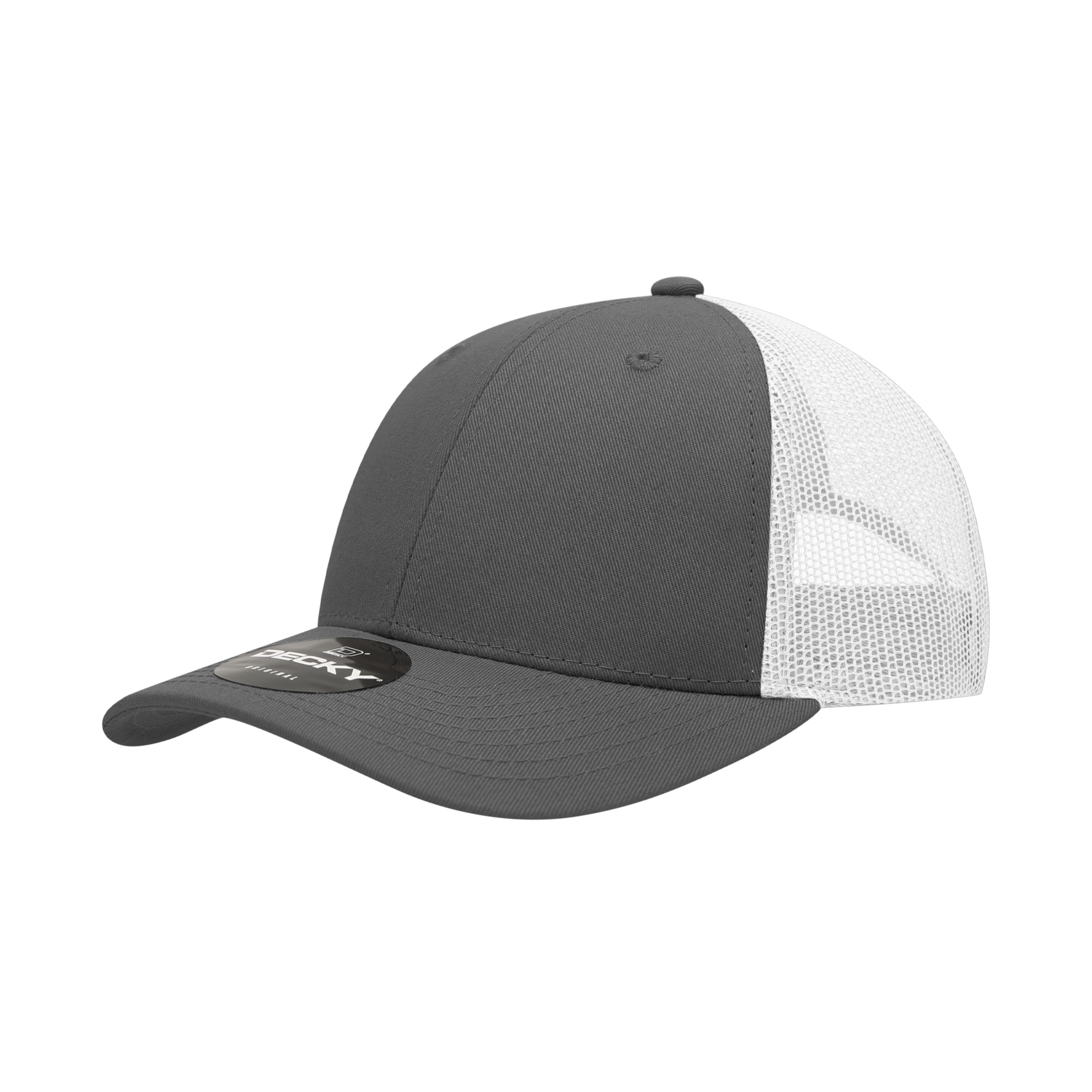 6 Panel Low Profile Structured Cotton Trucker