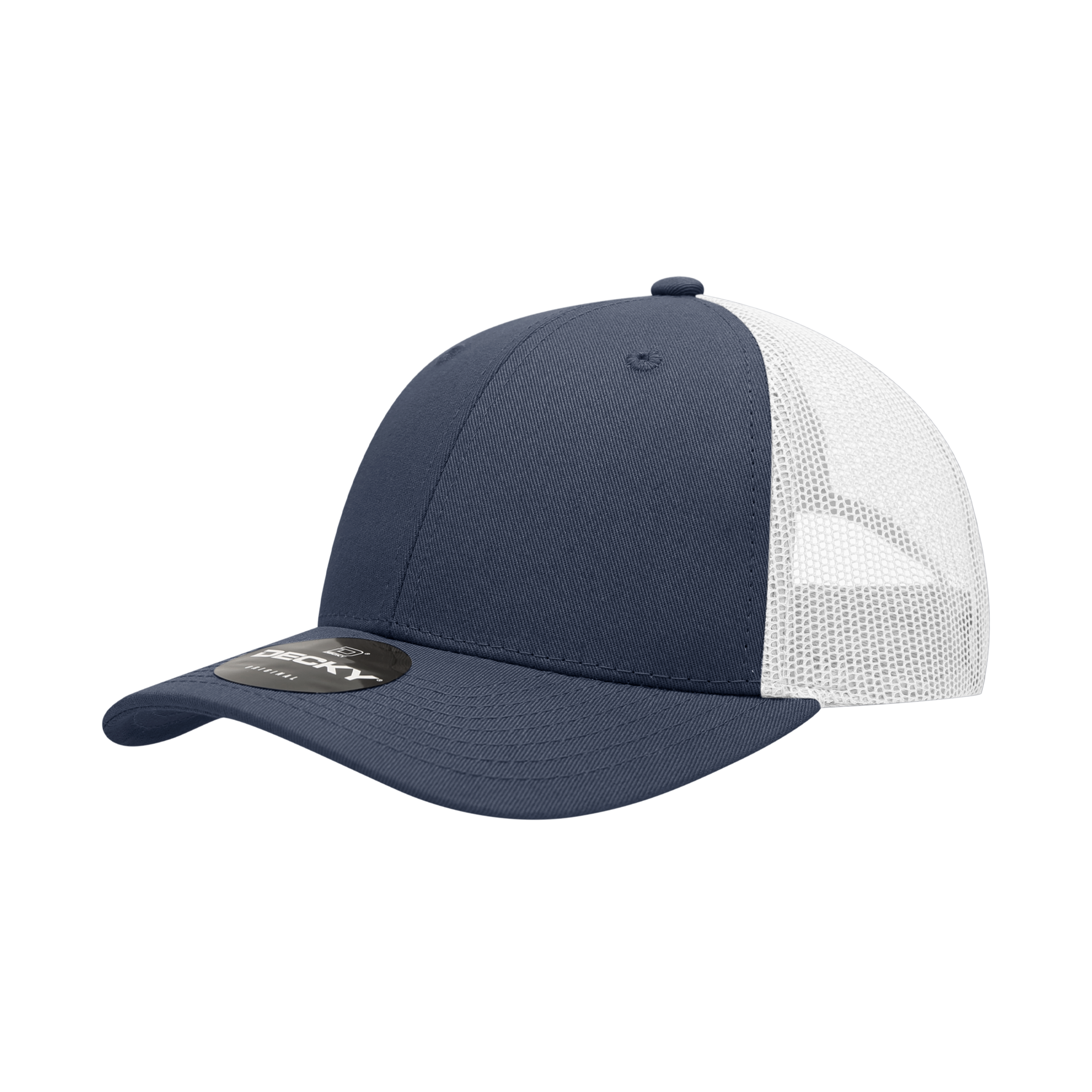 6 Panel Low Profile Structured Cotton Trucker