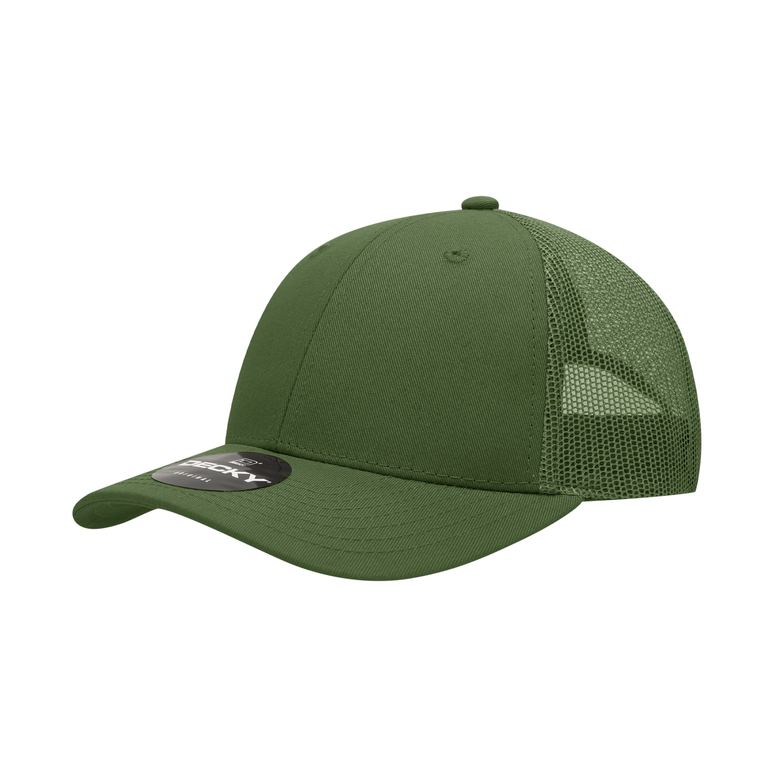 6 Panel Low Profile Structured Cotton Trucker