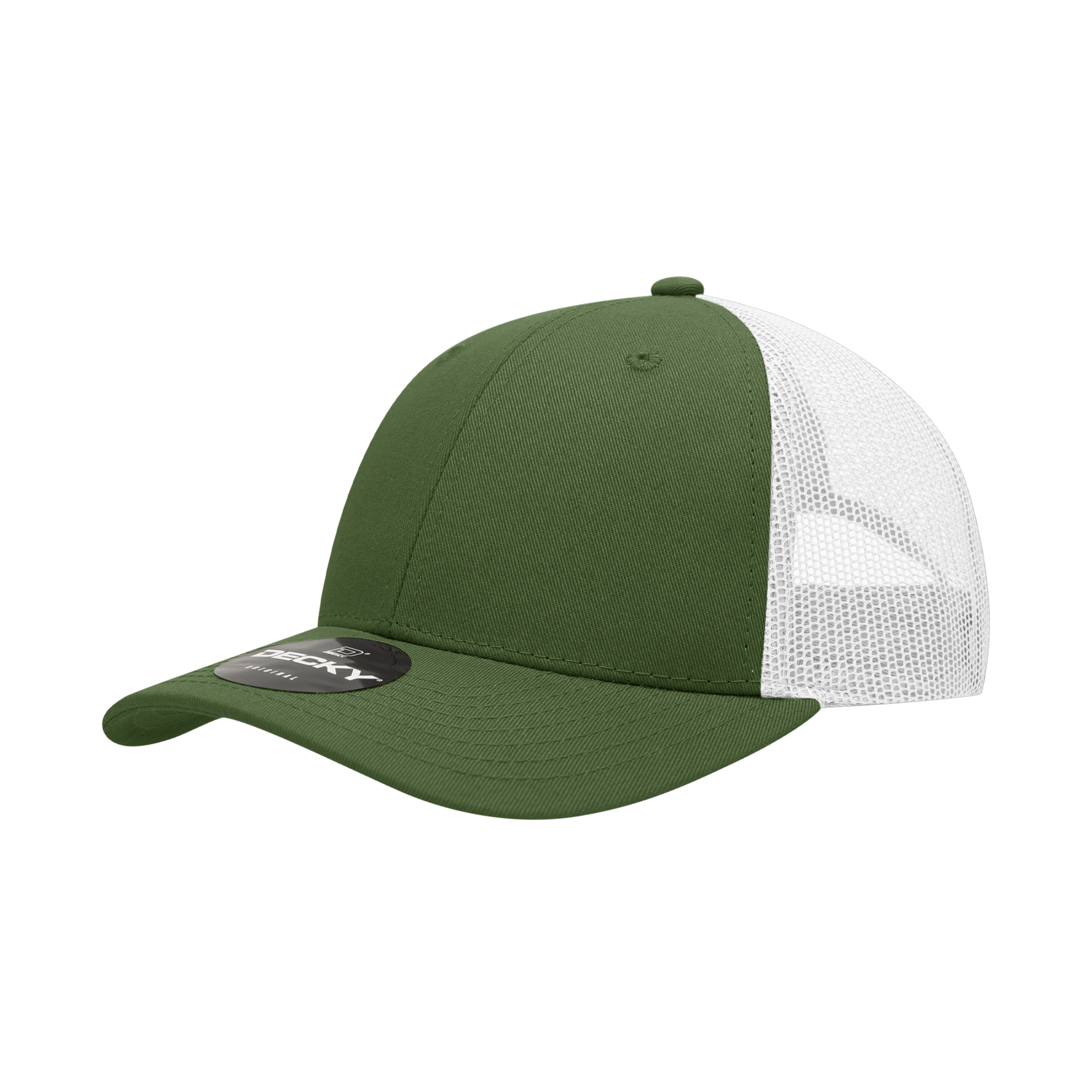 6 Panel Low Profile Structured Cotton Trucker