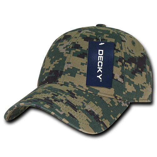 6 Panel Low Profile Relaxed Camo Dad Hat