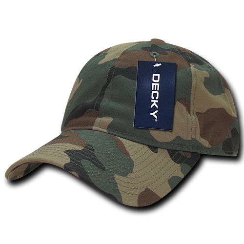 6 Panel Low Profile Relaxed Camo Dad Hat