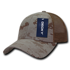 6 Panel Low Profile Structured Camo Trucker